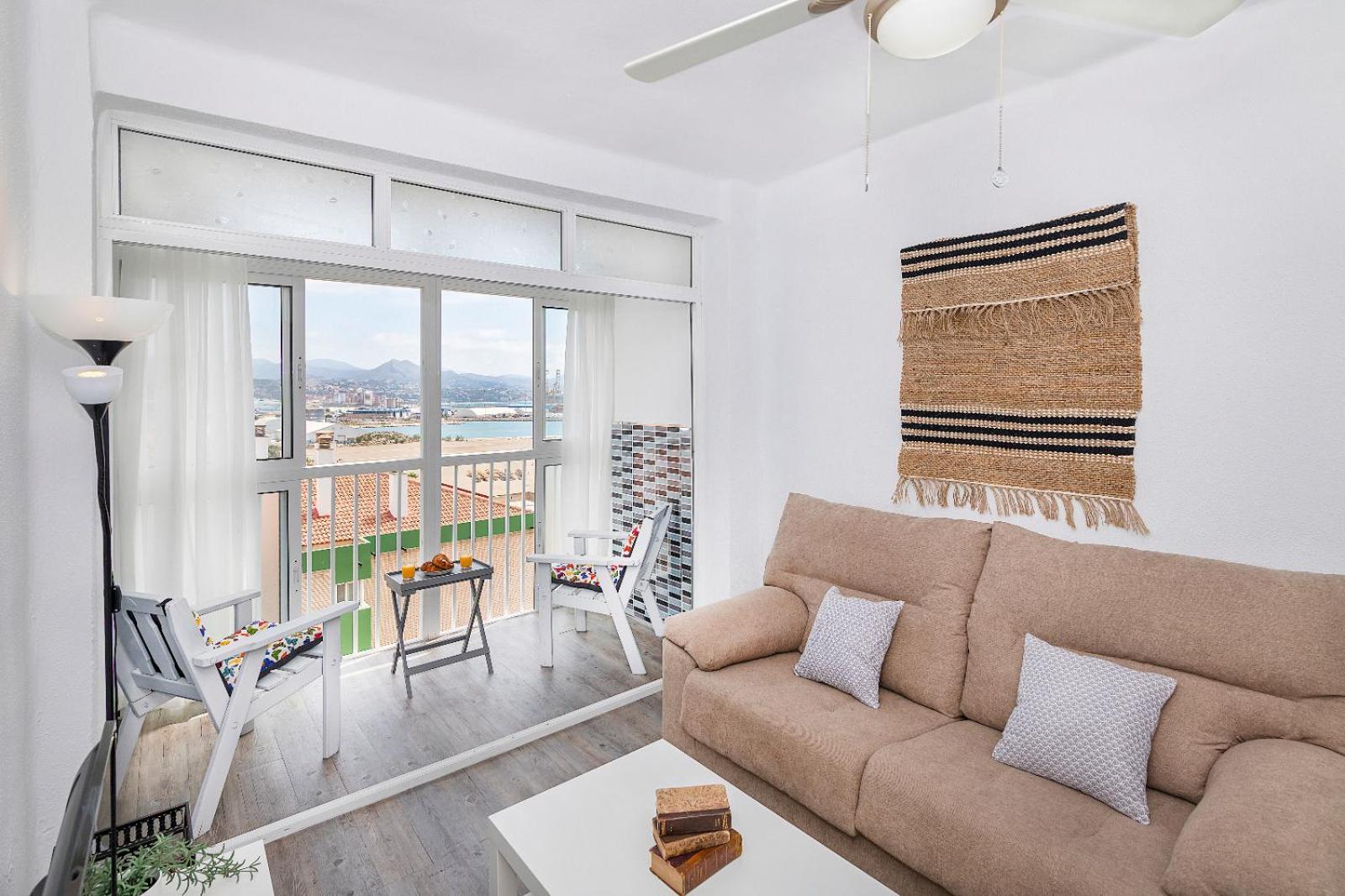 Impresionante Vista Al Mar - Elegante Apartamento Málaga Dış mekan fotoğraf