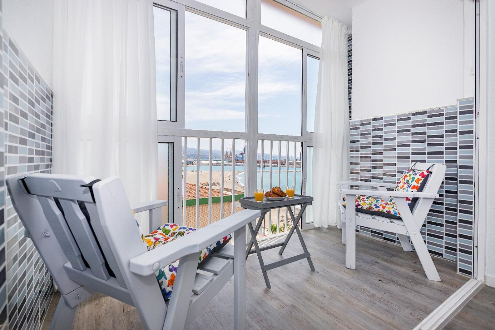 Impresionante Vista Al Mar - Elegante Apartamento Málaga Dış mekan fotoğraf